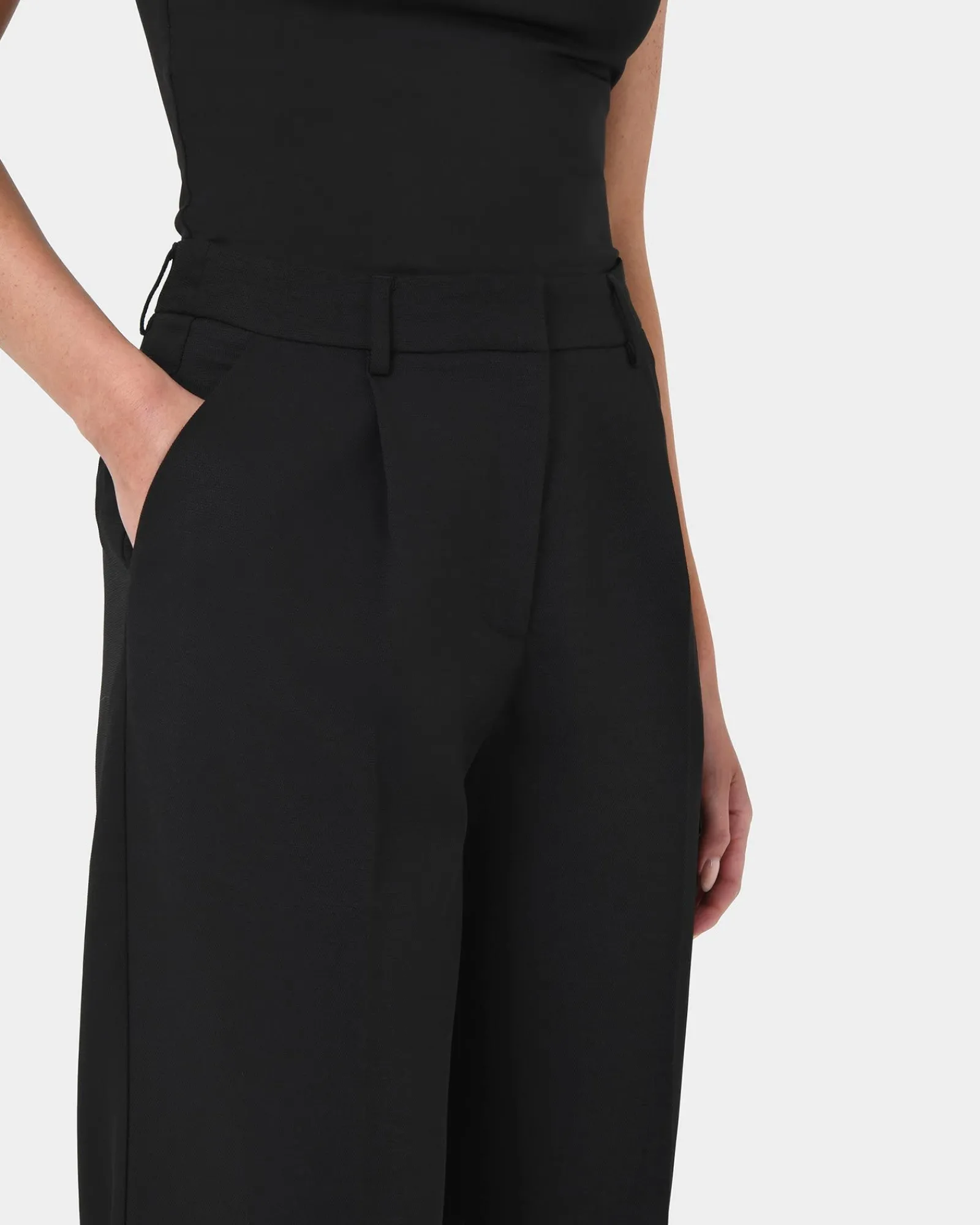 Forcast Lexee Tailored Wide Leg Pants* High-Waisted Pants|Wide-Leg Pants