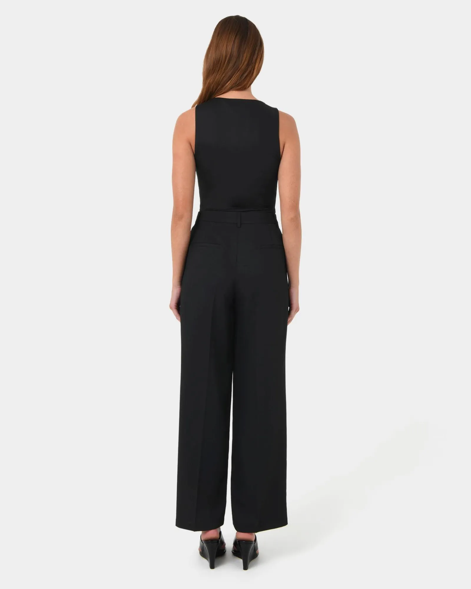 Forcast Lexee Tailored Wide Leg Pants* High-Waisted Pants|Wide-Leg Pants