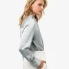 Forcast Lila V-neck Satin Blouse* T-Shirts & Tops|Long Sleeve Tops