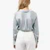 Forcast Lila V-neck Satin Blouse* T-Shirts & Tops|Long Sleeve Tops