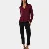 Forcast Lila V-neck Satin Blouse* Long Sleeve Tops|Shirts & Blouses