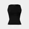 Forcast Liv Round Neck Tank Top* T-Shirts & Tops|Work Tops