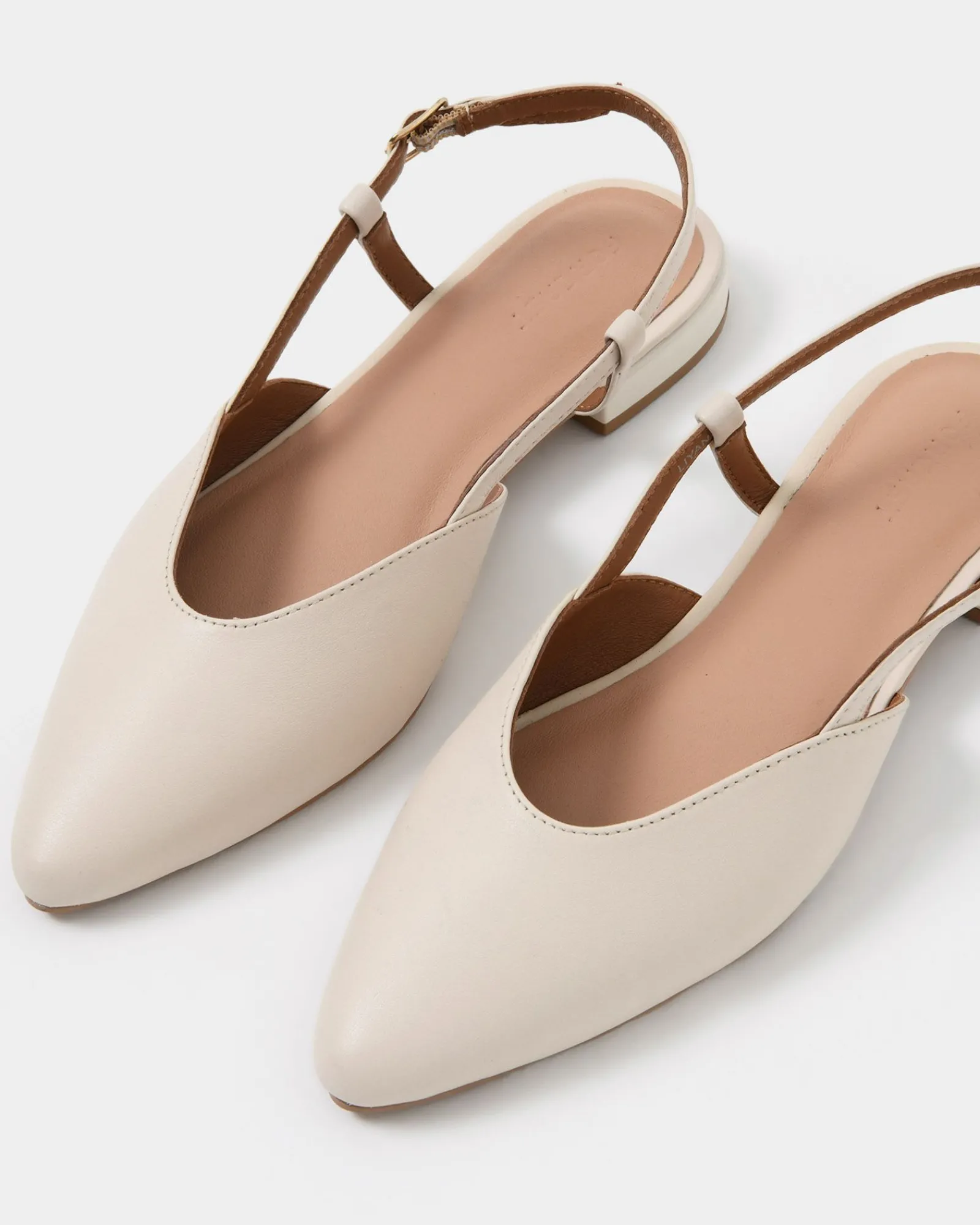 Forcast Liyana Leather Flat* Shoes