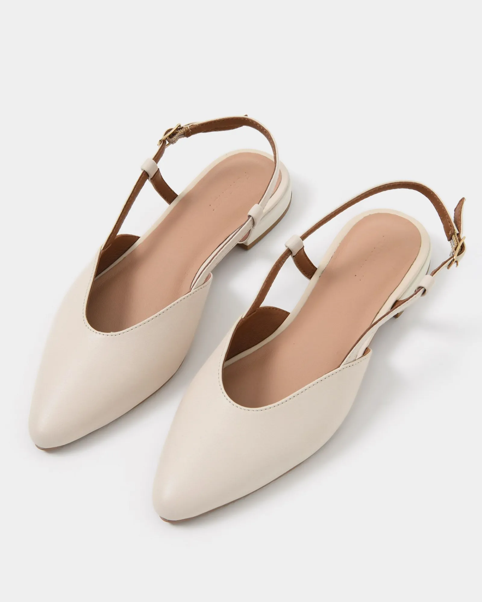 Forcast Liyana Leather Flat* Shoes