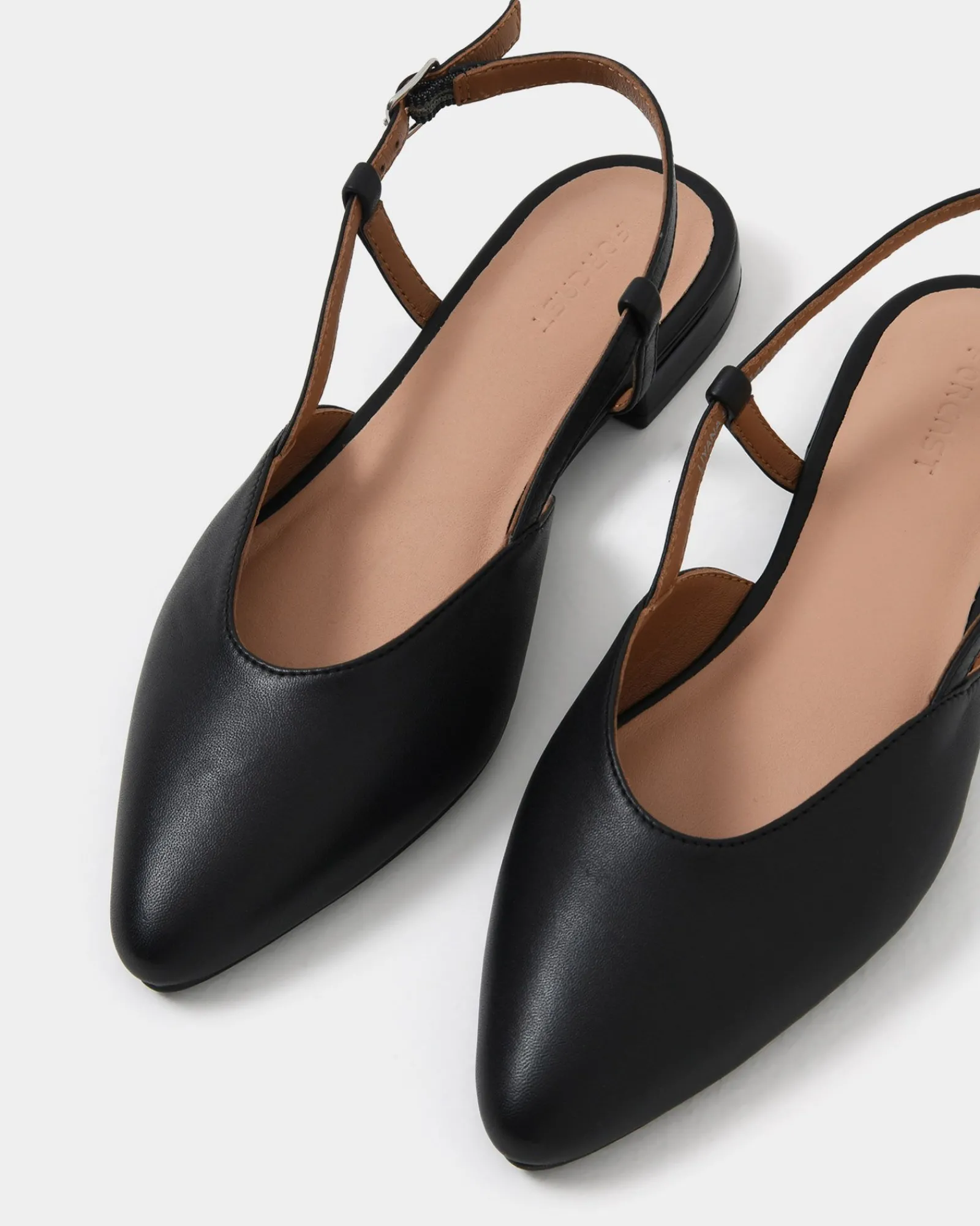 Forcast Liyana Leather Flat* Shoes