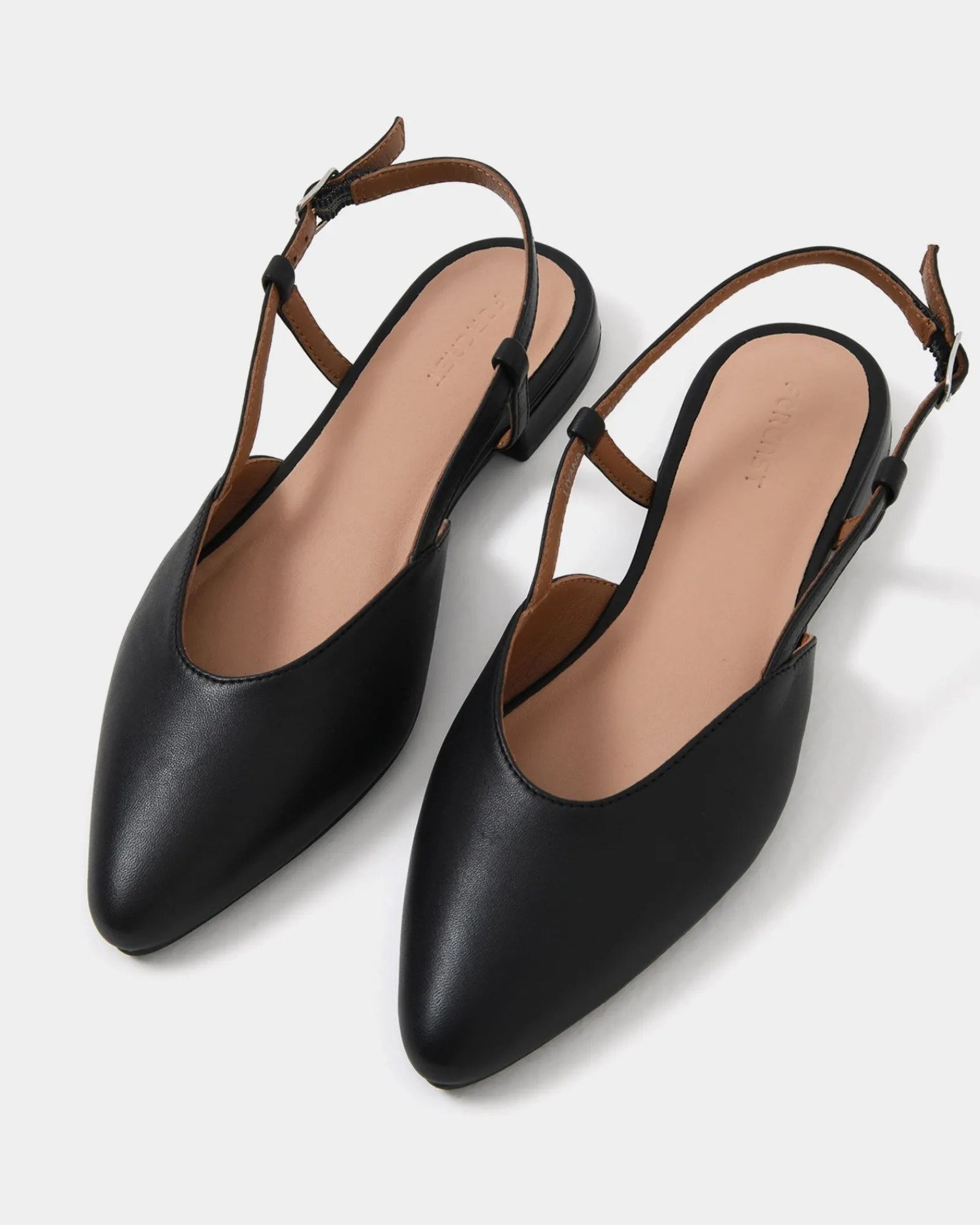 Forcast Liyana Leather Flat* Shoes