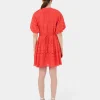 Forcast Lola Broderie Tiered Dress* Conscious|Mini Dresses