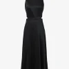 Forcast Louisa Cut Out Satin Dress* Maxi Dresses|Maxi Dresses