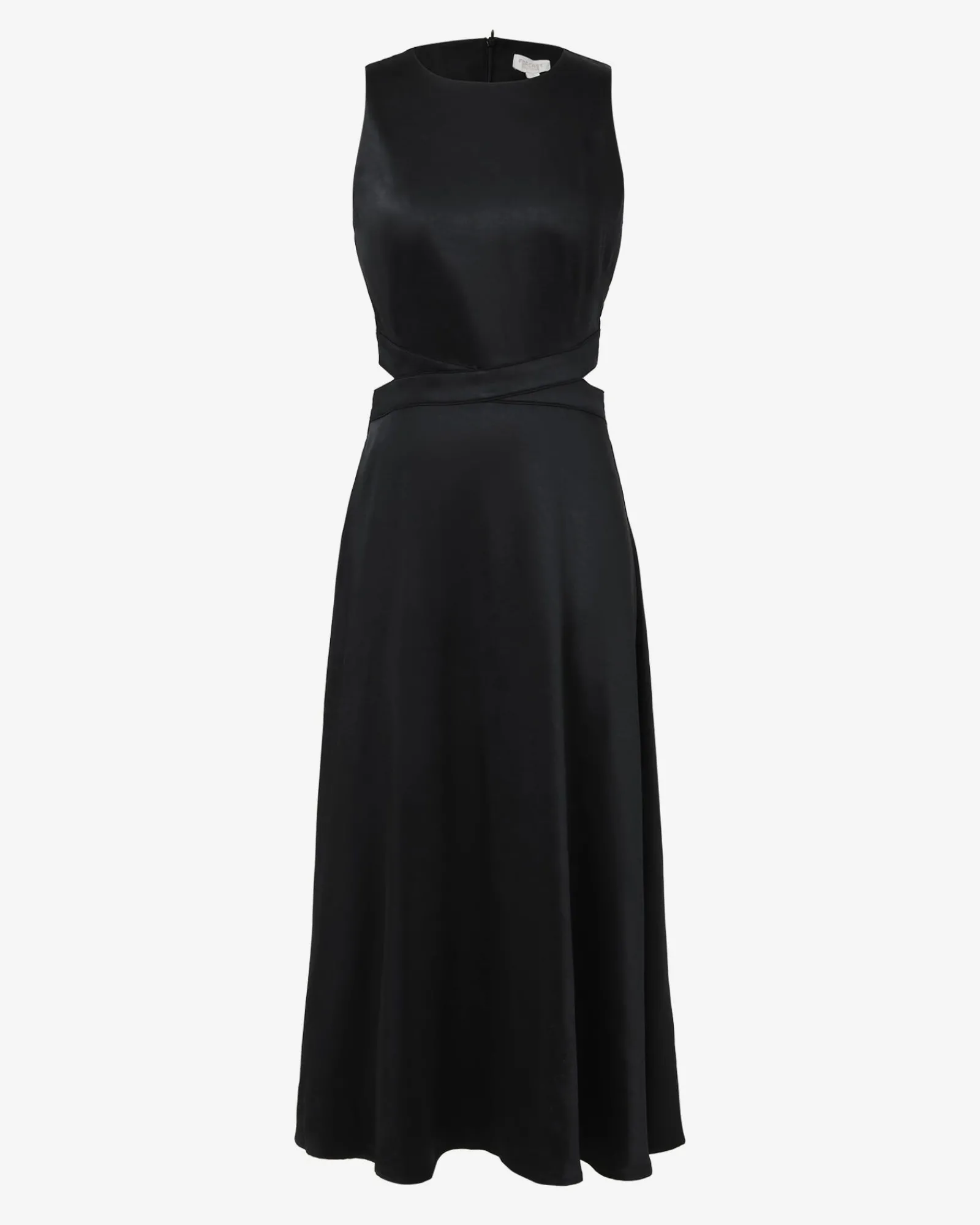 Forcast Louisa Cut Out Satin Dress* Maxi Dresses|Maxi Dresses