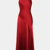 Forcast Louisa Satin Bias Dress* Maxi Dresses|Maxi Dresses