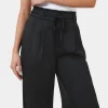 Forcast Louisa Wide Leg Satin Pants* High-Waisted Pants|Wide-Leg Pants