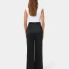 Forcast Louisa Wide Leg Satin Pants* High-Waisted Pants|Wide-Leg Pants