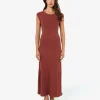 Forcast Lourdes Ribbed Knit Dress* Maxi Dresses|Maxi Dresses