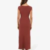 Forcast Lourdes Ribbed Knit Dress* Maxi Dresses|Maxi Dresses