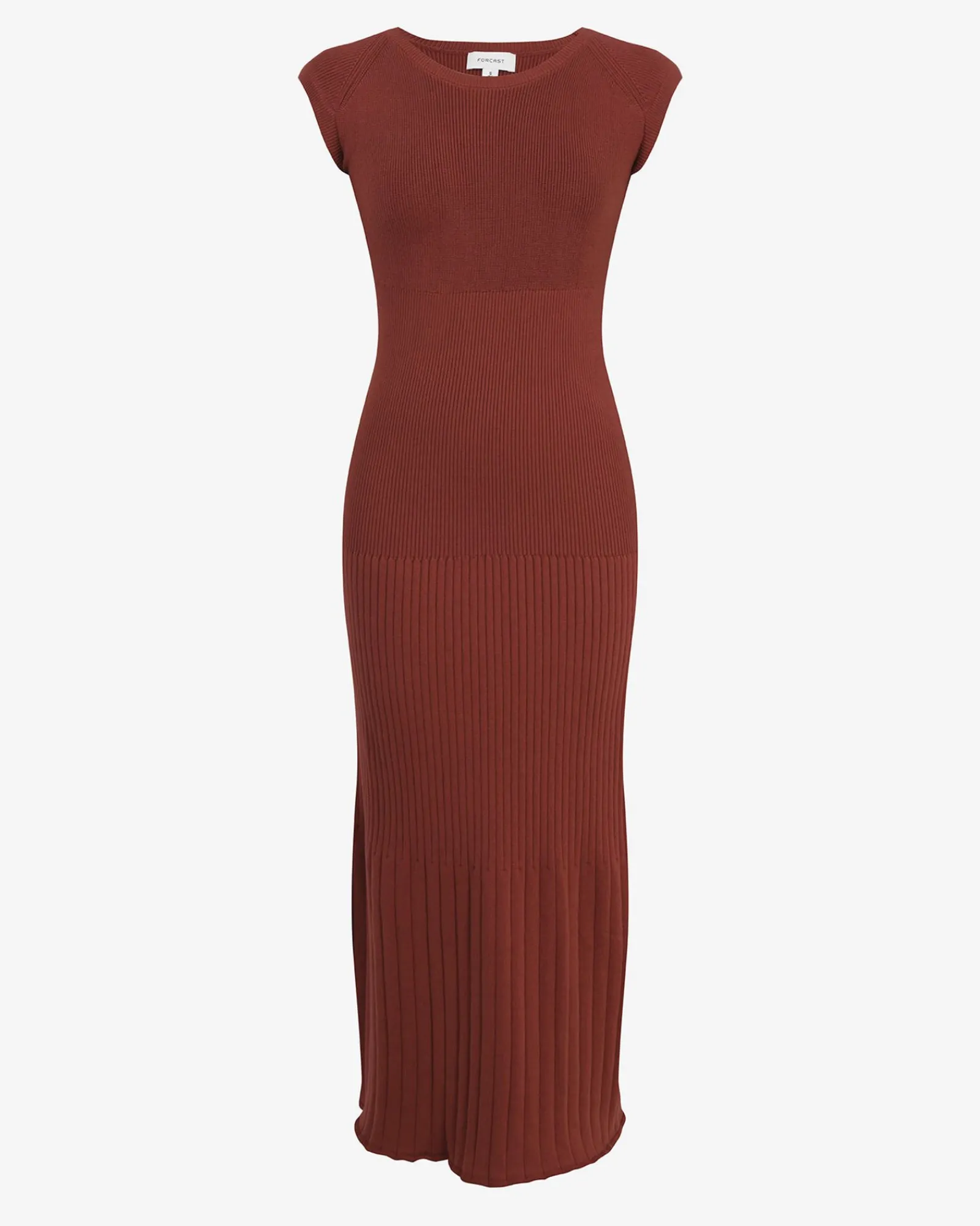 Forcast Lourdes Ribbed Knit Dress* Maxi Dresses|Maxi Dresses