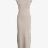 Forcast Lourdes Ribbed Knit Dress* Maxi Dresses|Maxi Dresses