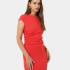 Forcast Lulu Ruched Midi Dress* Midi Dresses|Midi Dresses