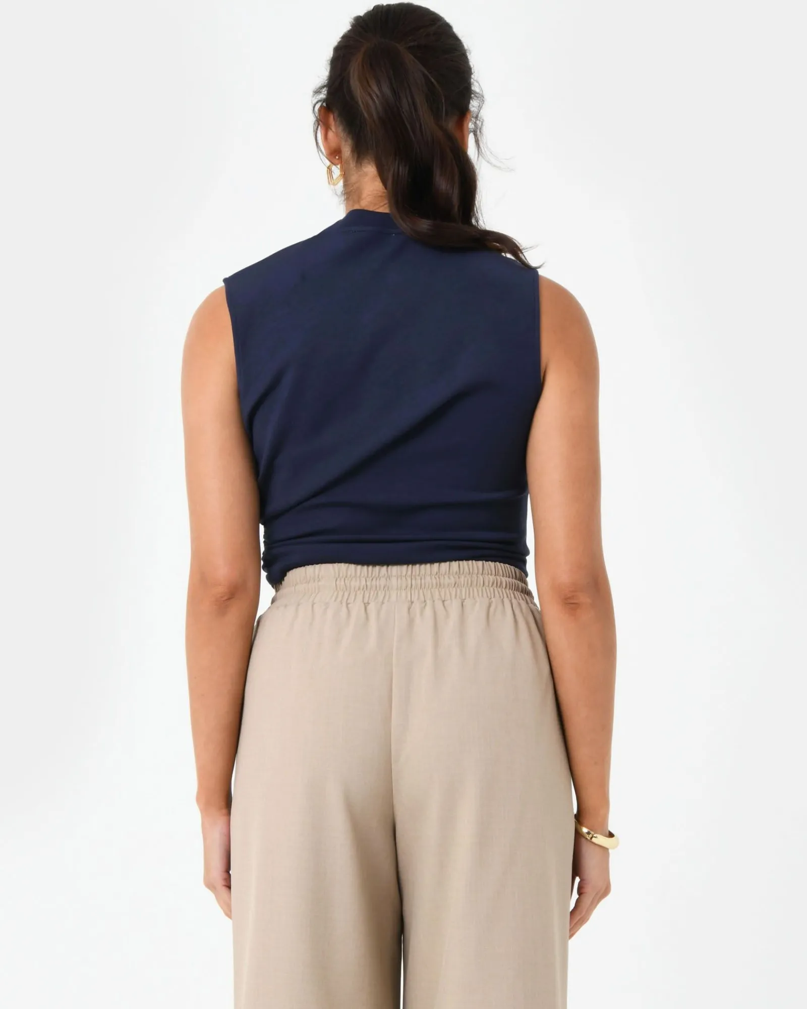 Forcast Lulu Ruched Top* T-Shirts & Tops|Work Tops