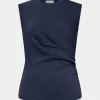 Forcast Lulu Ruched Top* T-Shirts & Tops|Work Tops