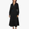Forcast Lune Ruched Shirt Dress* Midi Dresses|Midi Dresses