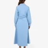 Forcast Lune Ruched Shirt Dress* Midi Dresses|Midi Dresses