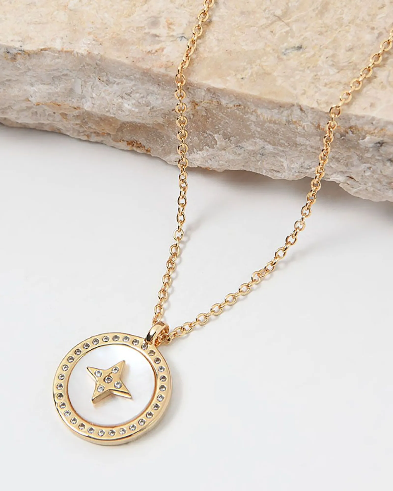 Forcast Macie 16k Plated Necklace* Necklaces