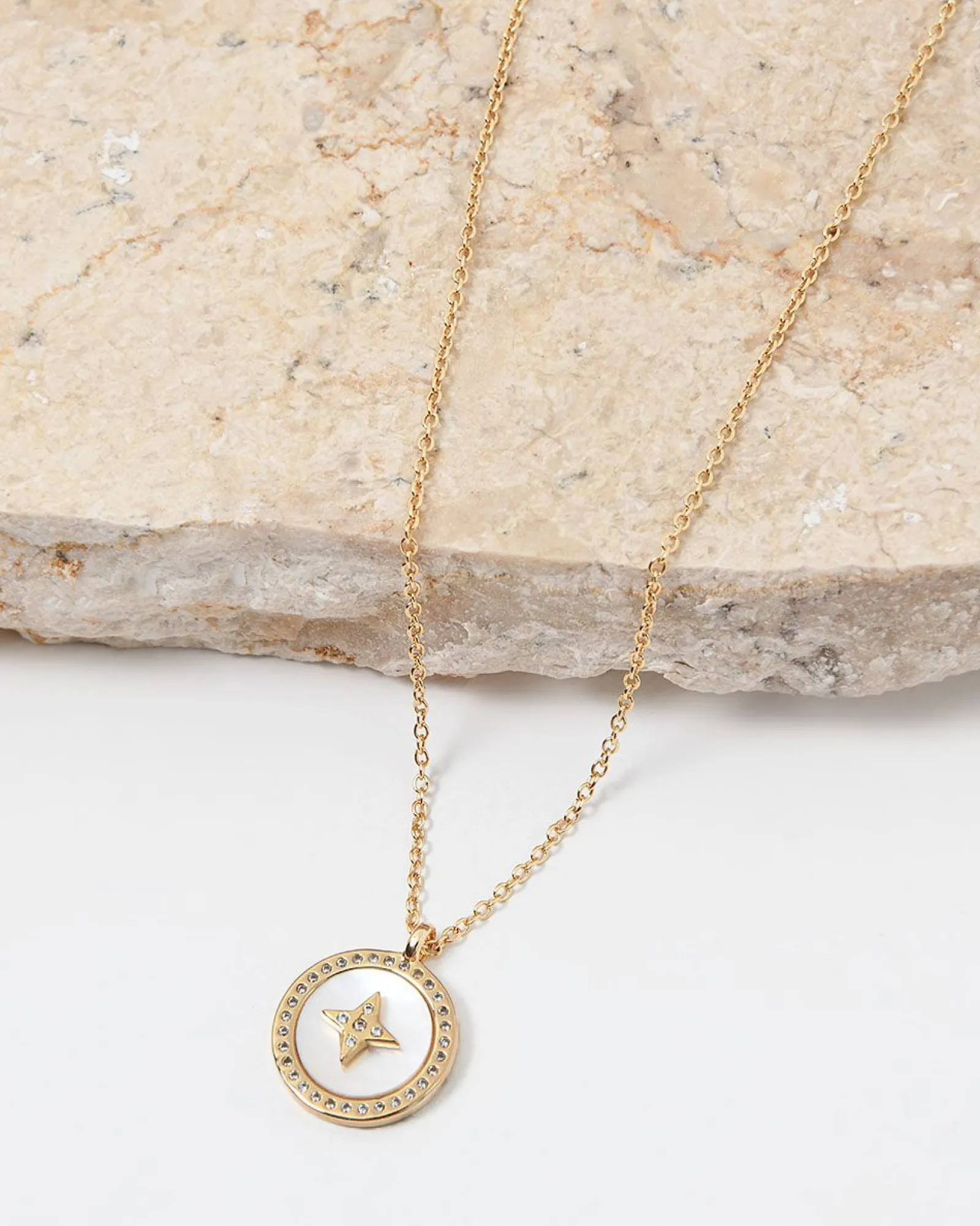 Forcast Macie 16k Plated Necklace* Necklaces