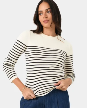 Forcast Margot Long Sleeve Knit* Long Sleeve Tops|Work Tops