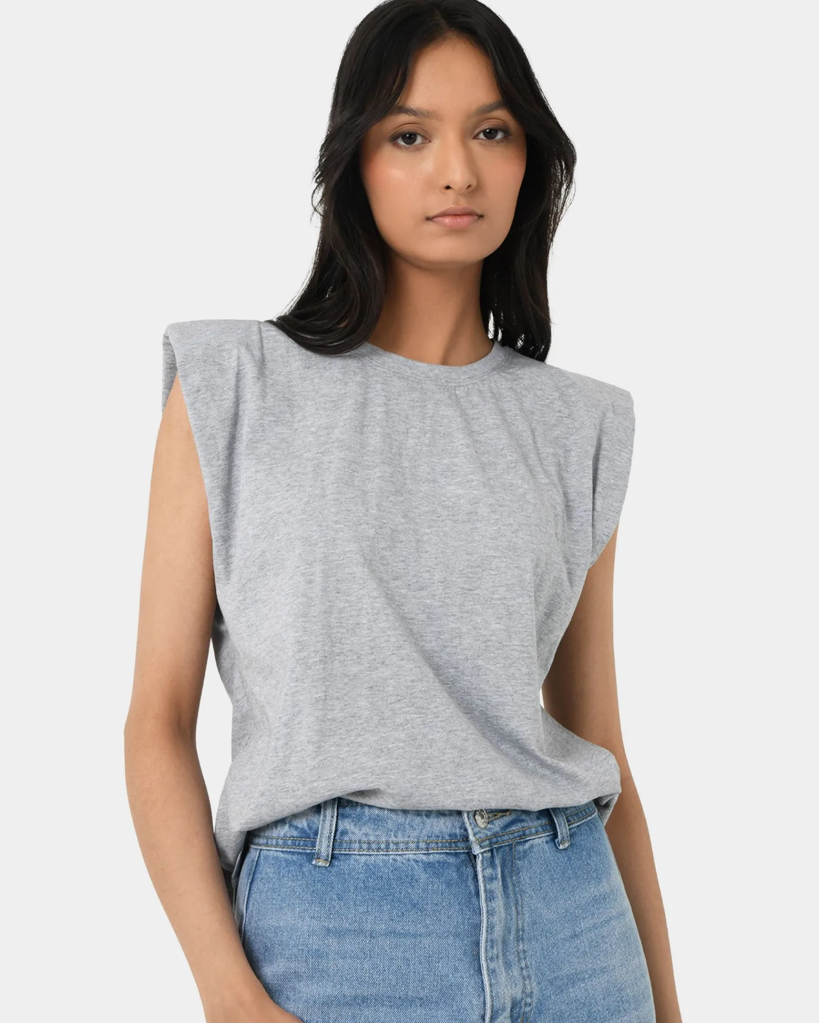 Forcast Martin Power Shoulder Top* T-Shirts & Tops|Work Tops
