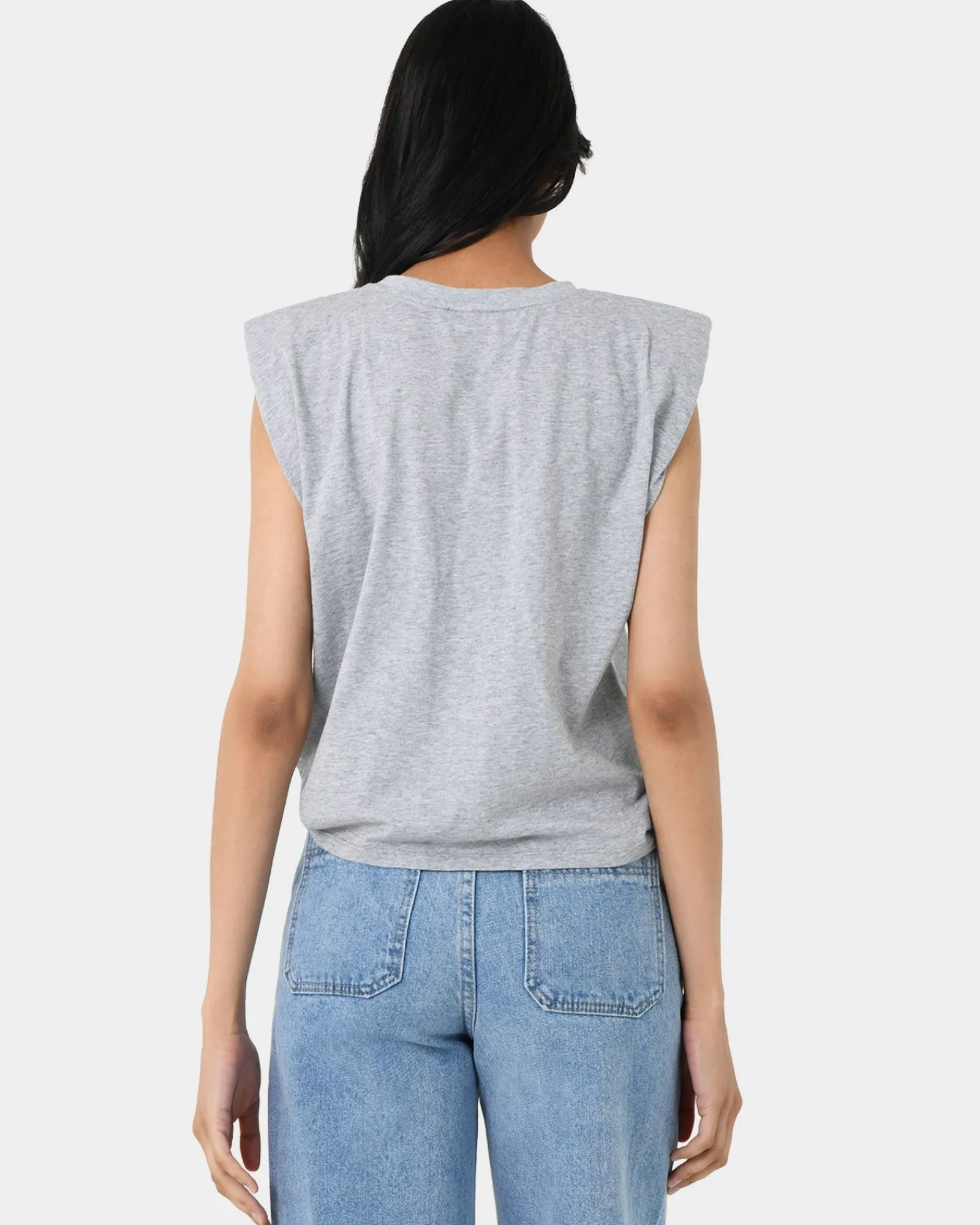 Forcast Martin Power Shoulder Top* T-Shirts & Tops|Work Tops