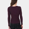 Forcast Maryam Cut Out Knit Top* T-Shirts & Tops|Long Sleeve Tops