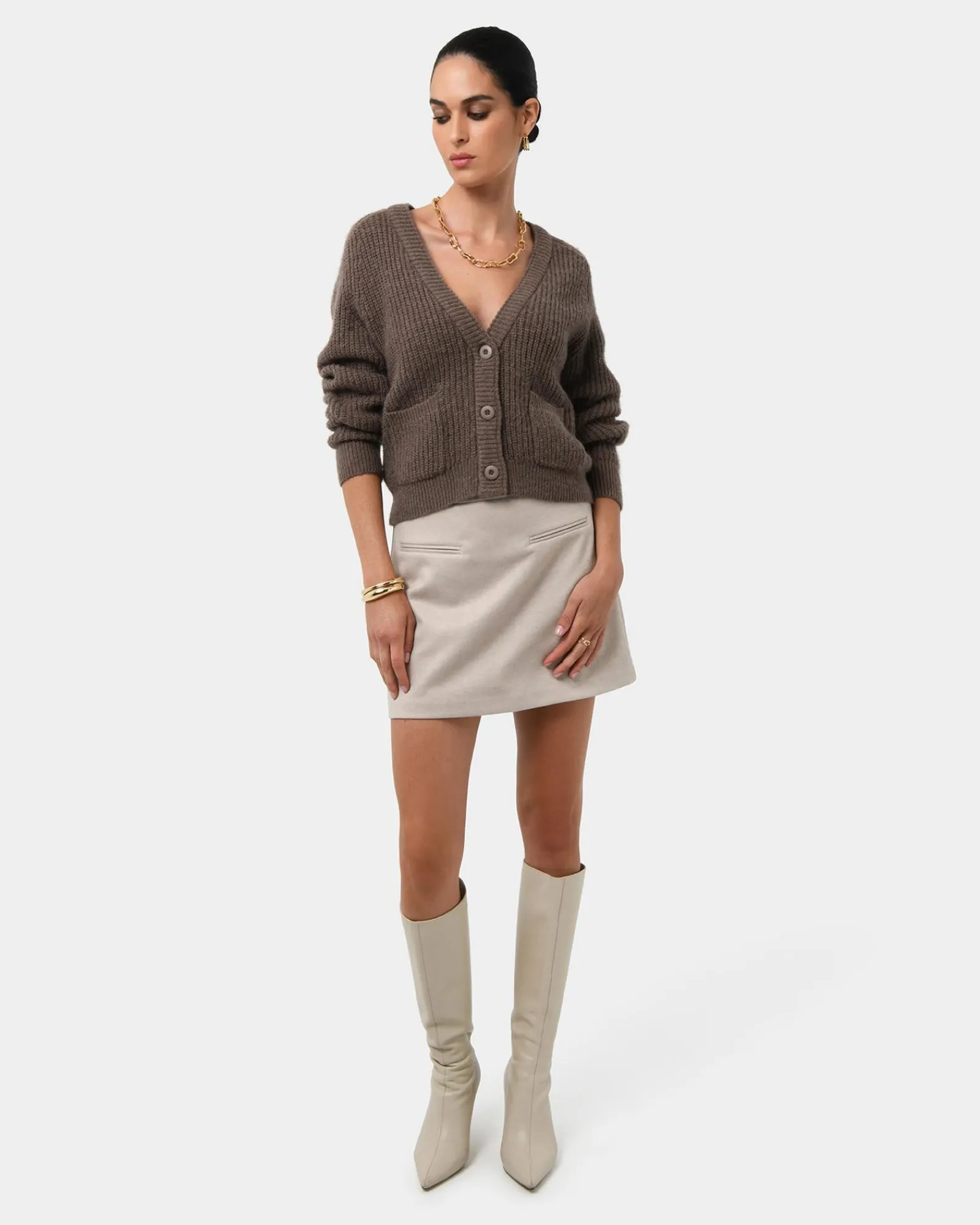 Forcast Mel Wool Blend Cardigan* Work Tops|Cardigans