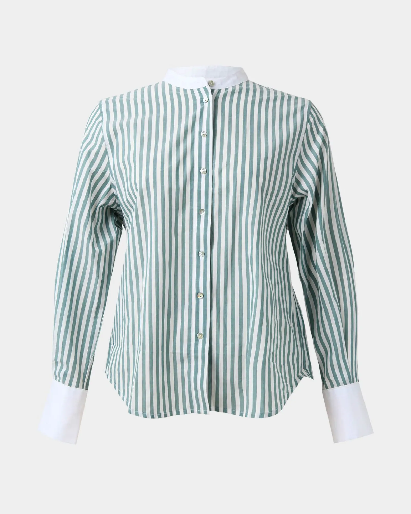 Forcast Melie Cotton Stripe Shirt* T-Shirts & Tops|Long Sleeve Tops