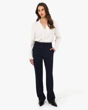 Forcast Merid Tailored Pants* High-Waisted Pants|Straight Leg Pants