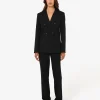 Forcast Merid Tailored Pants* High-Waisted Pants|Straight Leg Pants