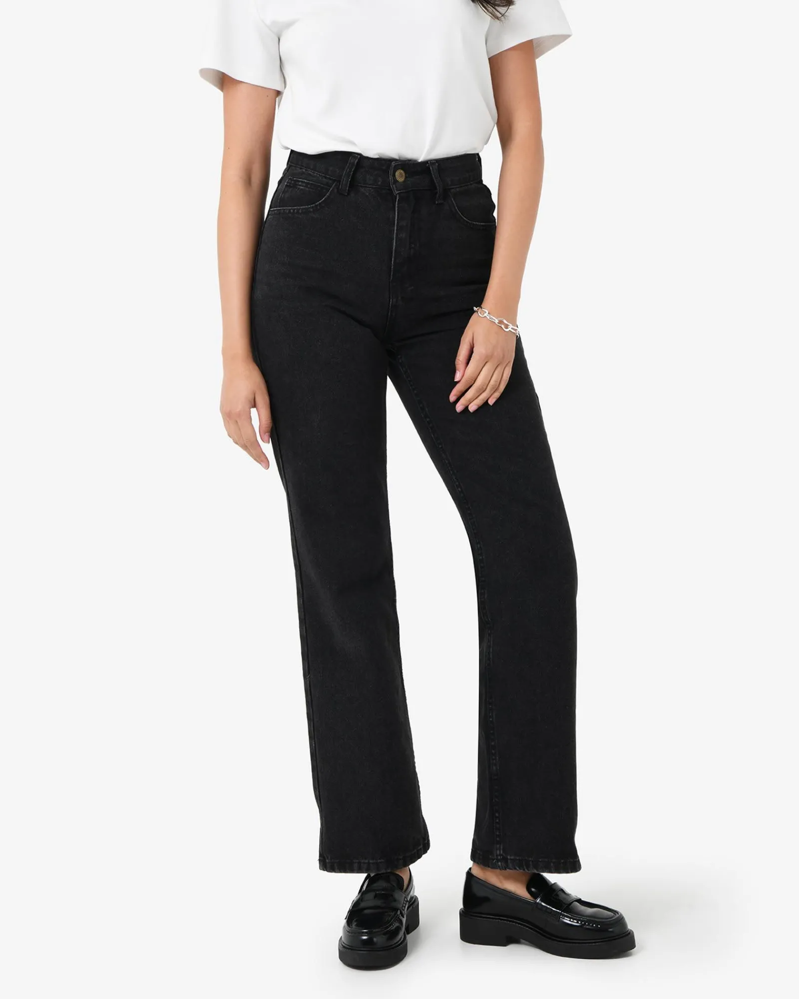 Forcast Merith Bootcut Jeans* High-Waisted Pants|Work Pants
