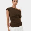 Forcast Mia Off Shoulder Jersey Top* T-Shirts & Tops|Work Tops
