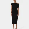 Forcast Mia Ruched Jersey Dress* Midi Dresses|Midi Dresses