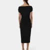 Forcast Mia Ruched Jersey Dress* Midi Dresses|Midi Dresses