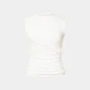 Forcast Mia Ruched Jersey Top* T-Shirts & Tops|Work Tops