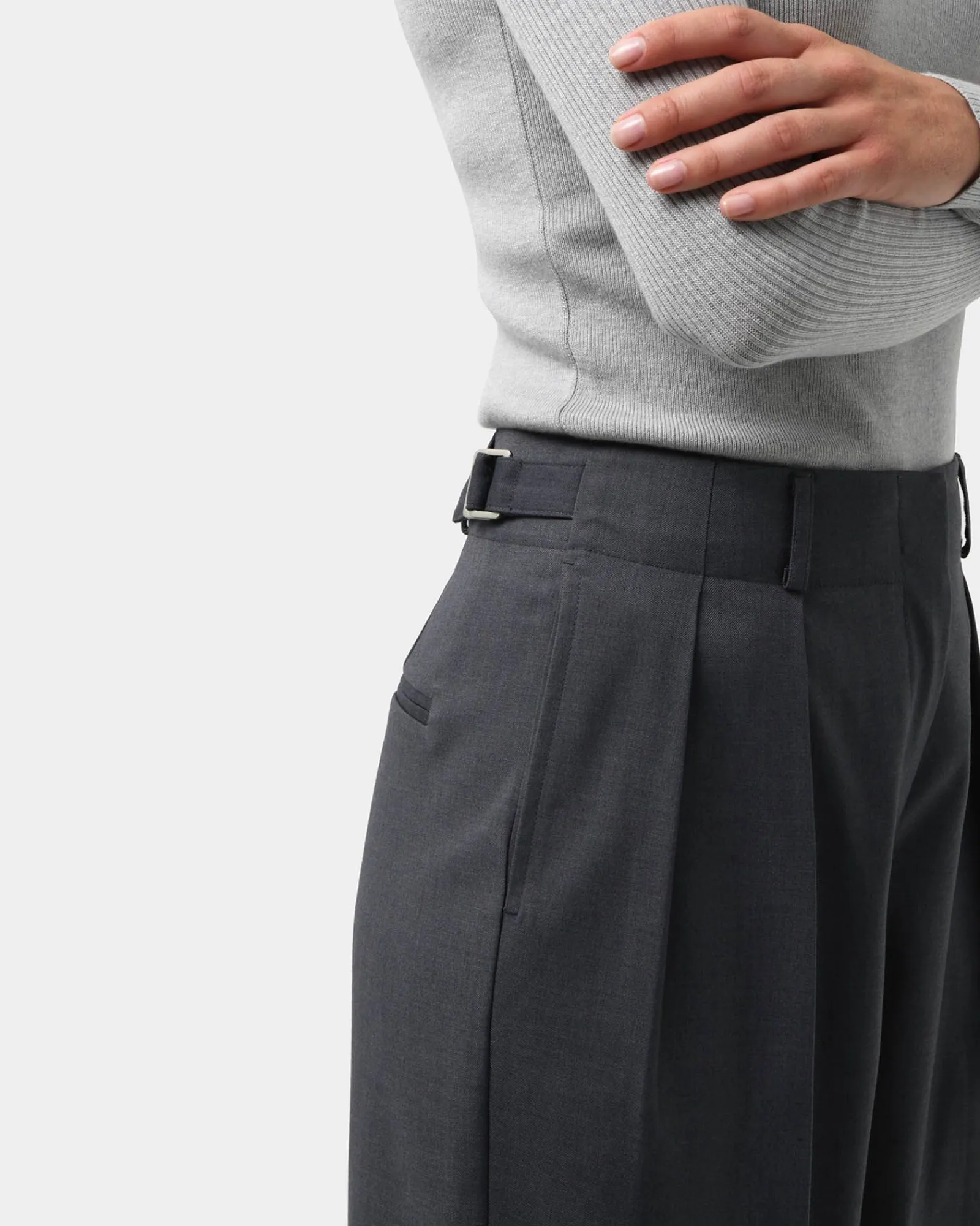 Forcast Milan Adjustable Waist Pants* High-Waisted Pants|Straight Leg Pants