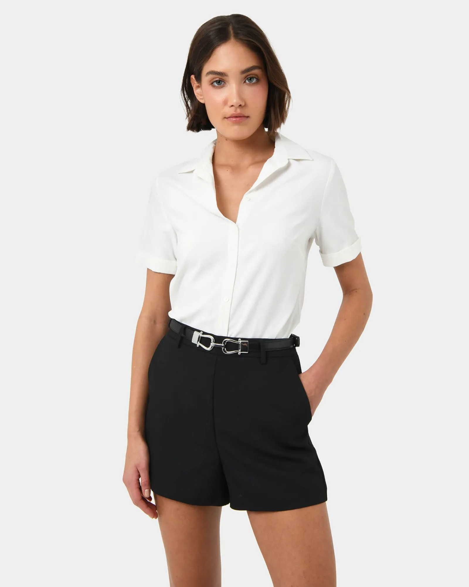 Forcast Mileena Leather Belt* Belts