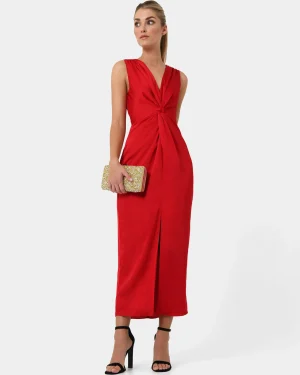 Forcast Mimi Front Twist Dress* Maxi Dresses|Maxi Dresses
