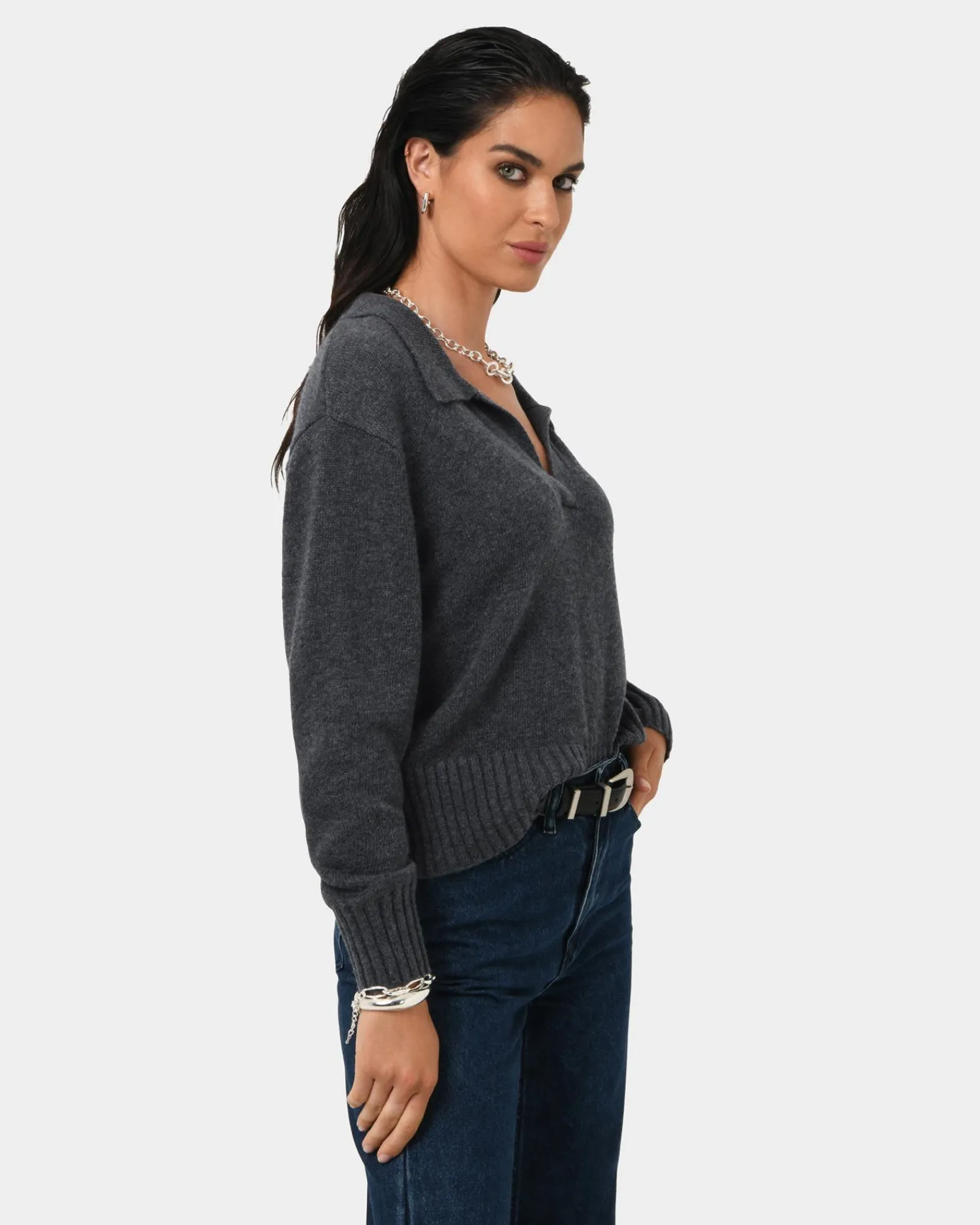 Forcast Mina Wool Blend Knit* T-Shirts & Tops|Long Sleeve Tops