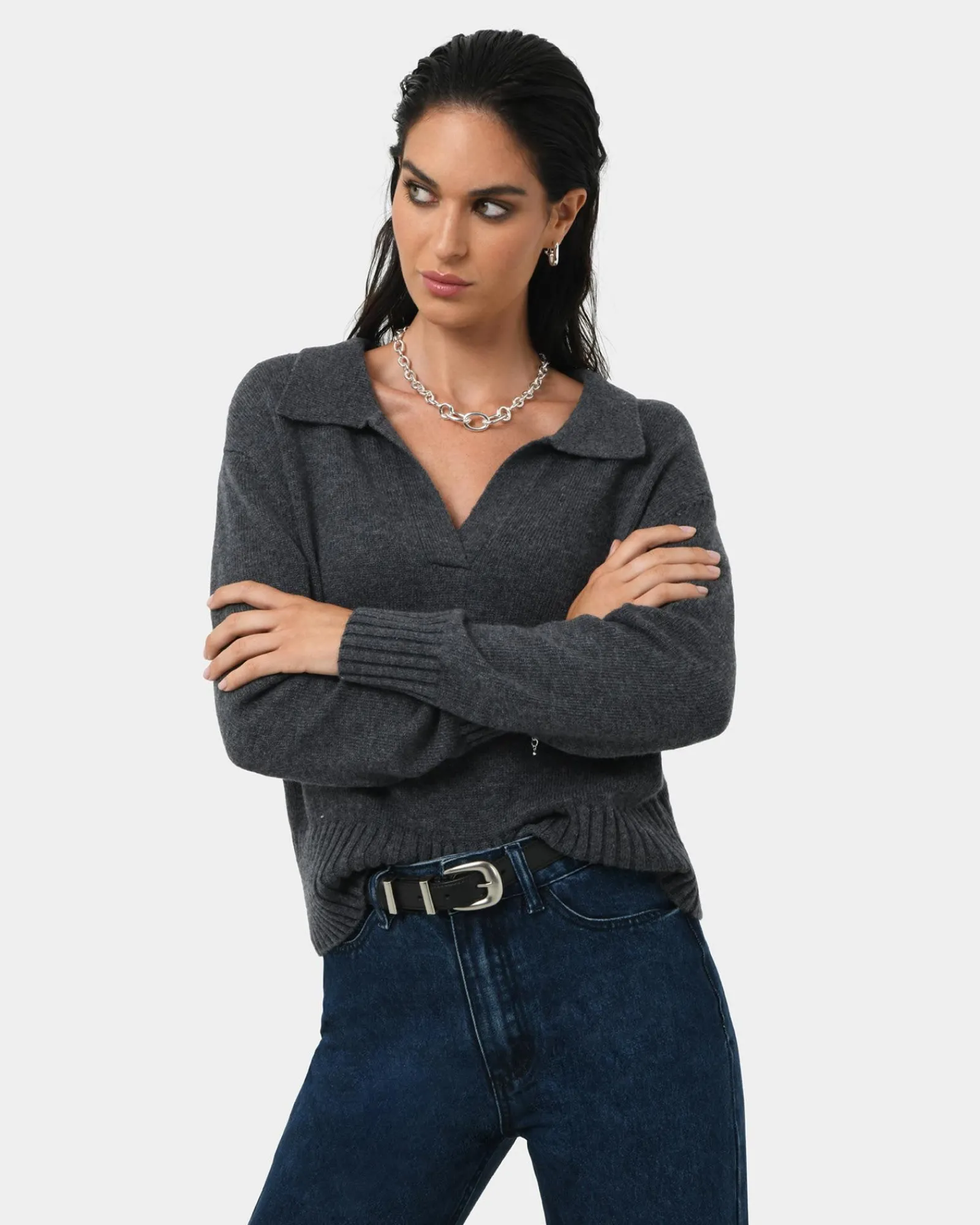 Forcast Mina Wool Blend Knit* T-Shirts & Tops|Long Sleeve Tops