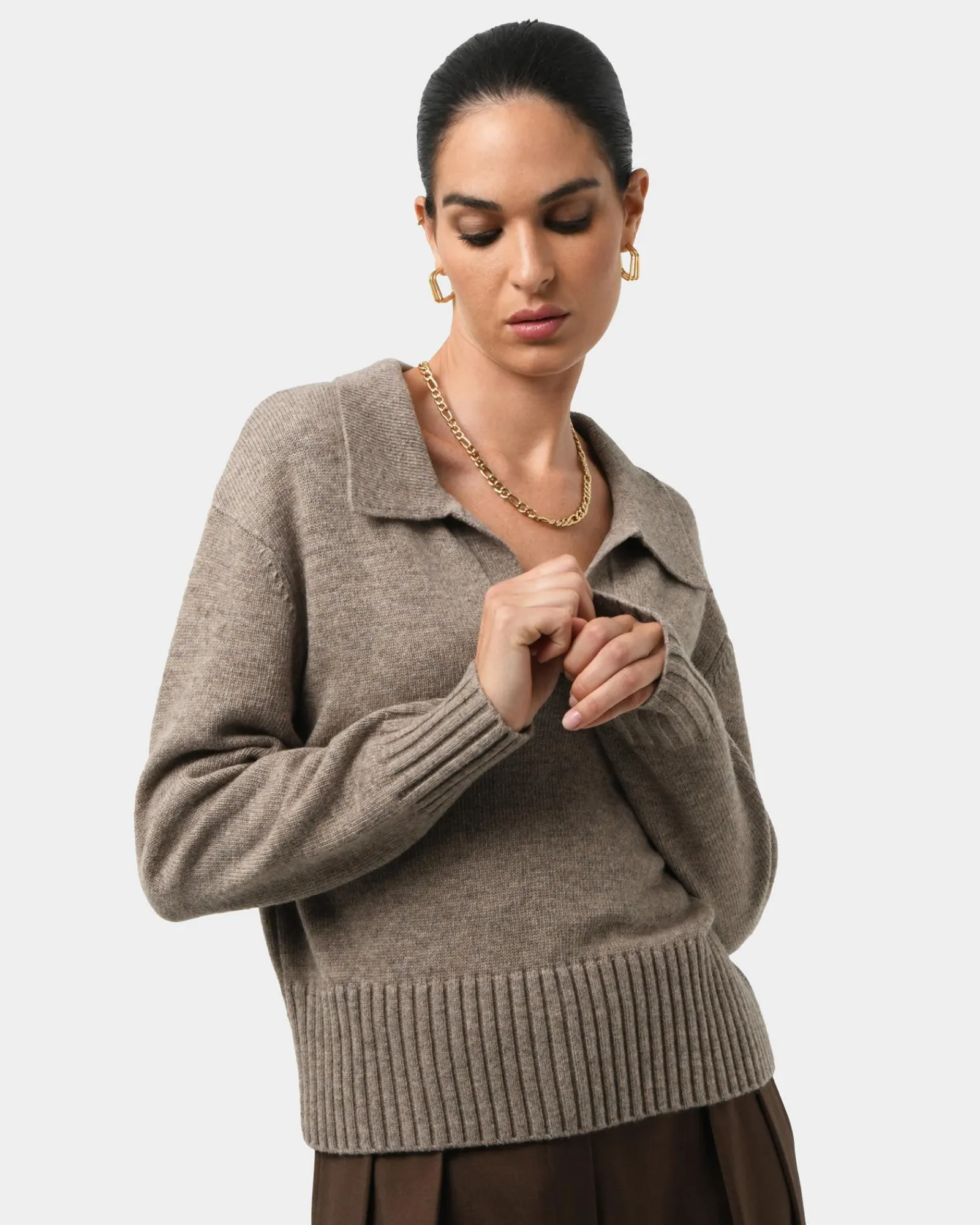 Forcast Mina Wool Blend Knit* T-Shirts & Tops|Long Sleeve Tops