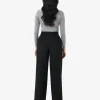 Forcast Nadia Buckle Wide Leg Pants* High-Waisted Pants|Wide-Leg Pants