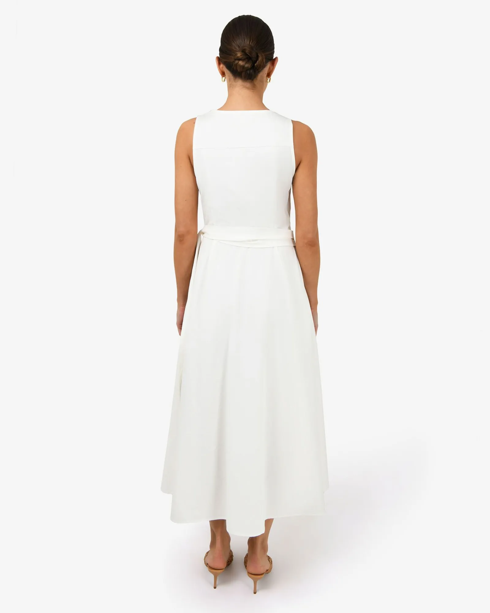 Forcast Nattai Crossover Dress* Conscious|Midi Dresses