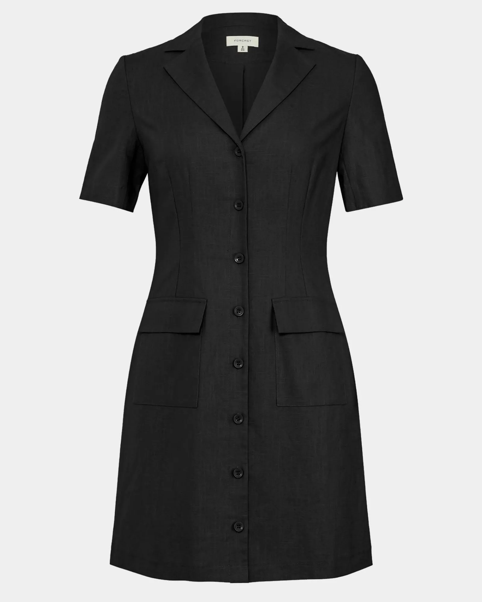 Forcast Nia Button Linen Dress* Conscious|Mini Dresses