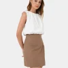 Forcast Nia Mini Linen Skirt* Conscious|Mini Skirts